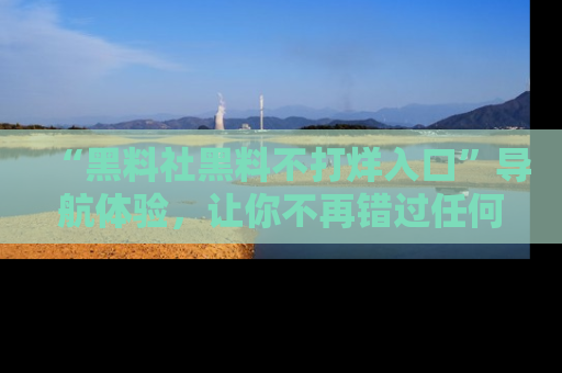 “黑料社黑料不打烊入口”导航体验，让你不再错过任何精彩黑料