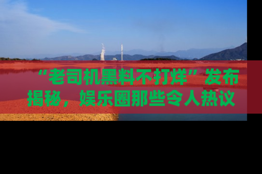 “老司机黑料不打烊”发布揭秘，娱乐圈那些令人热议的黑暗秘密！