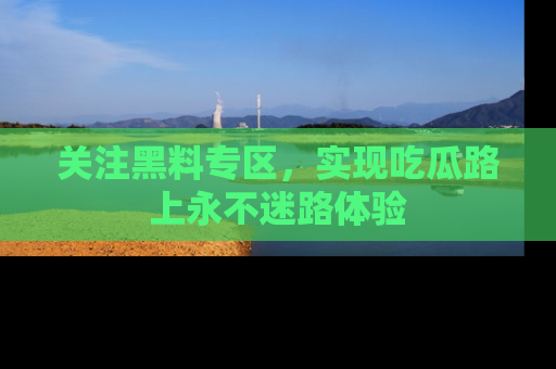 关注黑料专区，实现吃瓜路上永不迷路体验