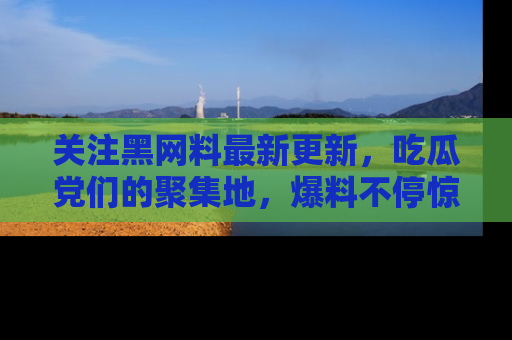 关注黑网料最新更新，吃瓜党们的聚集地，爆料不停惊喜连连！
