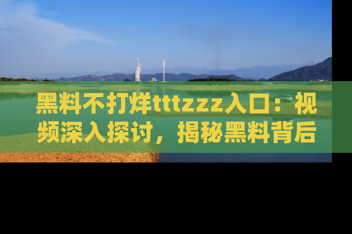 黑料不打烊tttzzz入口：视频深入探讨，揭秘黑料背后的人和事