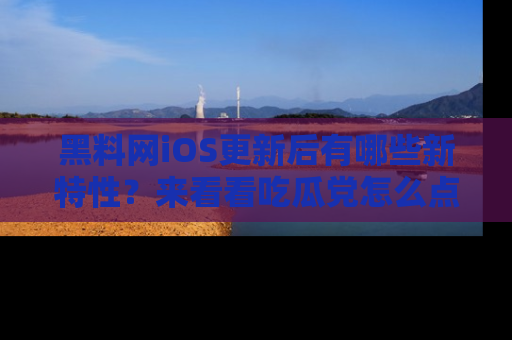 黑料网iOS更新后有哪些新特性？来看看吃瓜党怎么点评！