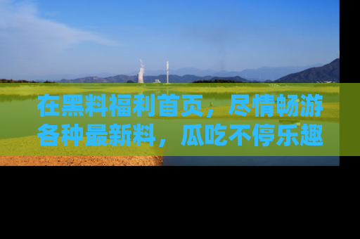 在黑料福利首页，尽情畅游各种最新料，瓜吃不停乐趣无穷！