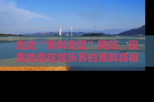 走进“黑料专区”网站，探索隐藏在娱乐界的黑料真相